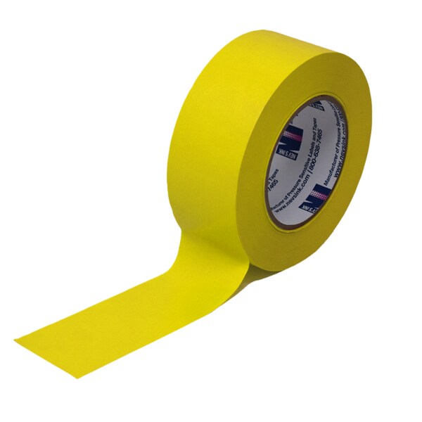 2" wide x 60yd Yellow Labeling Tape